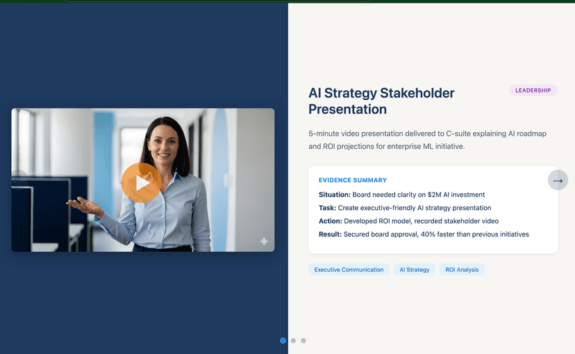 Horizontal Slides Layout